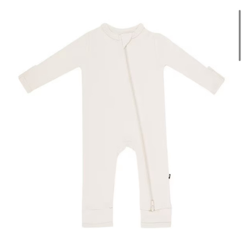 Kyte BABY Baby Girls Bamboo Zip Front Coverall