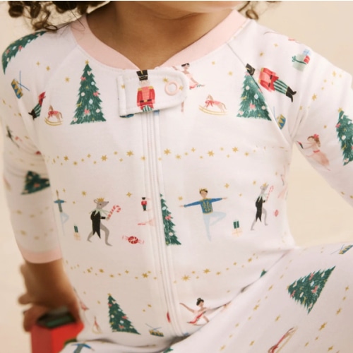 LAKE | Baby | Pima Cotton Pajamas | Sugar Plum Dreams Baby Sleeper