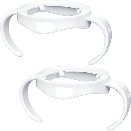 Baby Bottle Handles for Philips Avent Natural Baby Bottles, Compatible Avent Bottle Holder for Baby, 2 Count