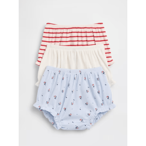 Matching Baby First Favorites TinyRib Ruffle Bloomers (3-Pack)