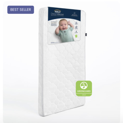 HALO DreamWeave Breathable Crib Mattress