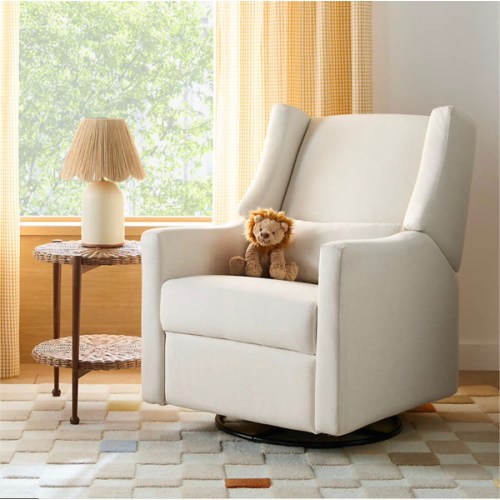 Babyletto Kiwi Cream Electronic Swivel Glider Power Recliner Nursery Chair