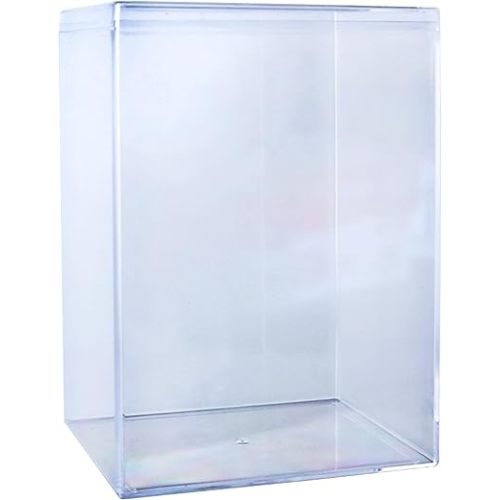 8-Pack Clear Hard Plastic Funko Pop Protector Display Cases for 4" Figures, Stackable Display Cases, Made in USA by Gary Plastic Packaging
