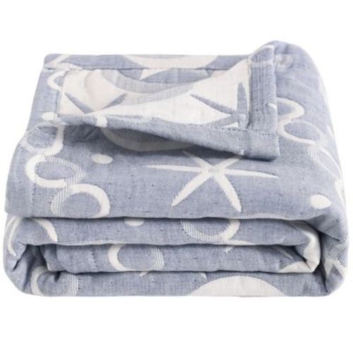 Muslin Cotton Toddler Blanket for Sensitive Skin, Breathable & Lightweight Soft Crib Blanket 30x40 Inches - NTBAY