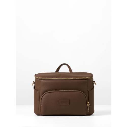 Pram Caddy - Chocolate Vegan Leather