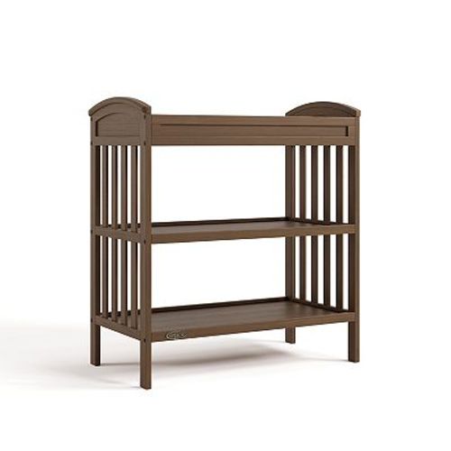 Graco Benton Changing Table with Water-Resistant Changing Pad & Storage Shelves