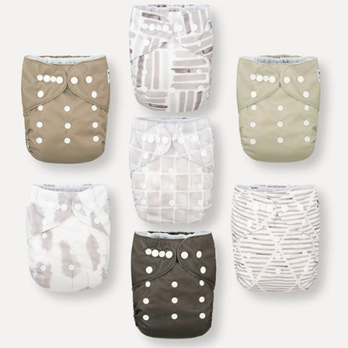 Earthy Boho Cotton Diapers
