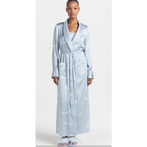 Woven Shine Long Robe | Skims