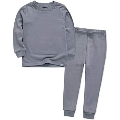 VAENAIT 6M-12Y Toddler Toddler Kids Toddler Girls Boys Soft Comfy Modal Tencel Solid Raglan Sleepwear Pajamas Pjs 2pcs Set