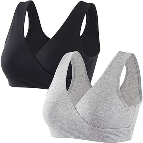 Maternity Nursing Bras, Seamless Maternity Bra for Pregnancy & Breastfeeding, Comfortable Wireless Bra Night Sleep Top