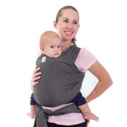 Baby Wrap Carrier All-in-1 Stretchy Baby Wraps - Baby Carrier - Infant Carrier - Baby Wrap - Hands Free Babies Carrier Wraps - Baby Shower Gift - One Size Fits All (Mystic Gray)