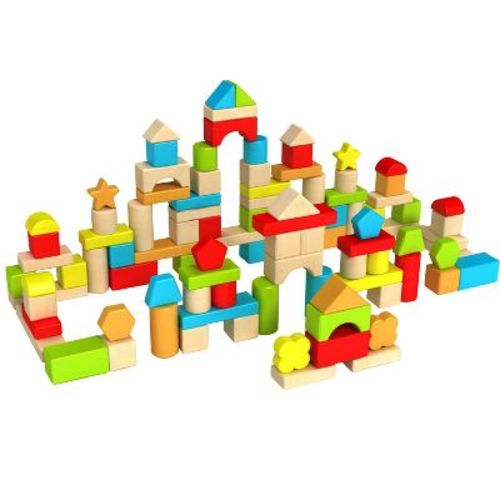 Timber Blocks - 100 Piece Wooden Block Set