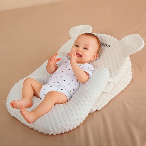 Newborn Baby Rest & Comfort Pillow 2: Anti-Roll and Reflux-Resistant Sleep Support
