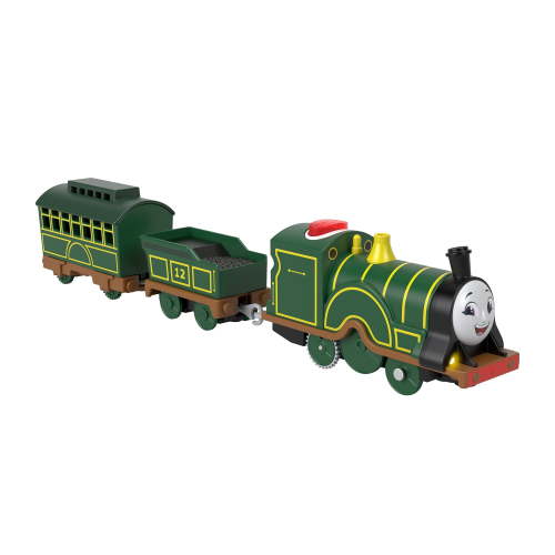 Thomas & Friends Talking Emily Toy Train Motorized Engine with Phrases & Sounds, 3 Pieces