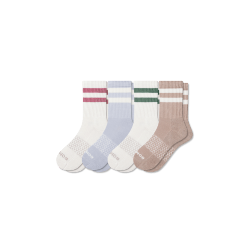 Women's Vintage Stripes Half Calf Sock 4-Pack