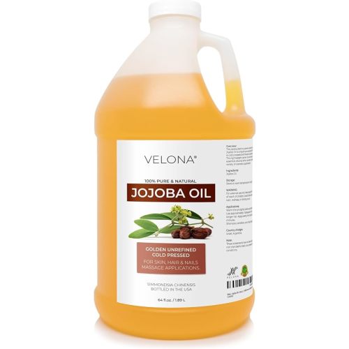 velona Jojoba Oil - 64 fl oz, Cold Pressed, Unrefined