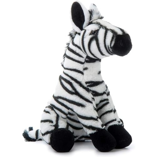 The Petting Zoo Zebra Stuffed Animal, Gifts for Kids, Wild Onez Zoo Animals, Zebra Plush Toy 12 inches