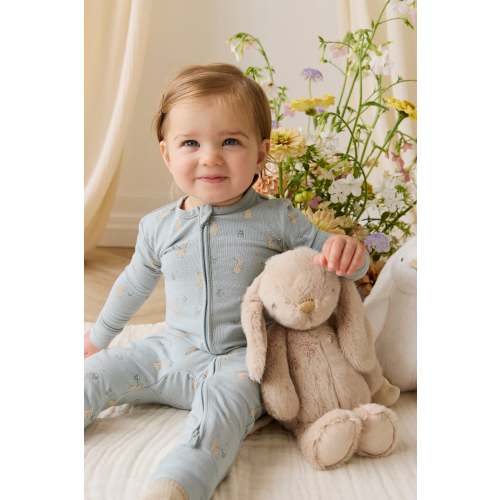 Organic Cotton Jude Onepiece-Lapin Jardin Blue – Jamie Kay USA