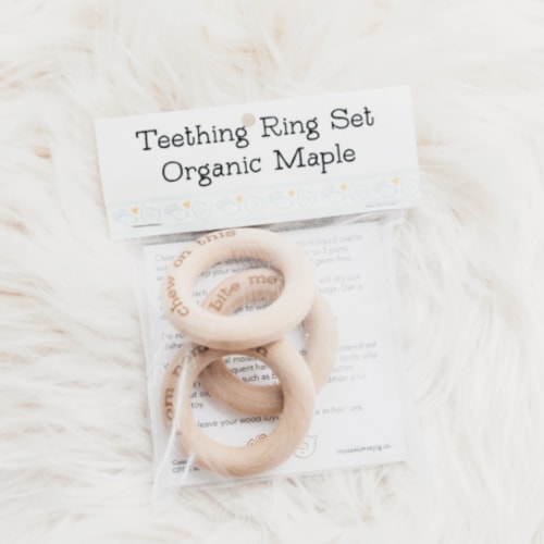 Shop Organic Wooden Teething Rings for Baby Gifts