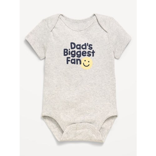 Unisex Short-Sleeve Graphic Bodysuit for Baby