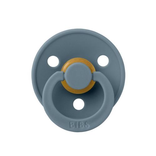 Bibs Colour Latex Pacifier - Petrol - 1pk: BPA-Free, Phthalate-Free, Rubber Latex, Vents for Air Circulation