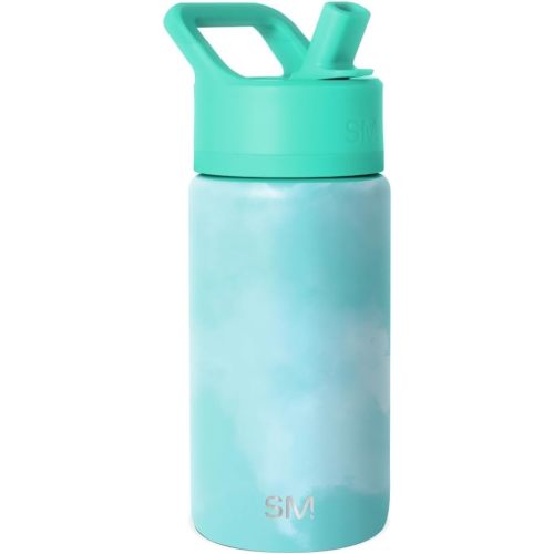 Simple Modern Kids Summit Water Bottle with Straw Lid | 14oz Stainless Steel Cup Insulated Tumbler Tumbler