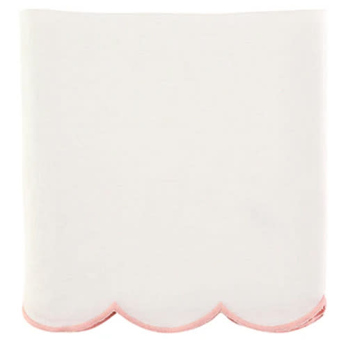 Scallop Crib Skirt in Blush | Caitlin Wilson