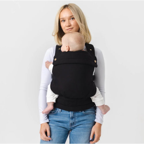 Mabē Monarch Ergonomic Baby Carrier – Premium Cotton Soft Structured Newborn to Toddler Carrier with Hip-Healthy Design, 3 Carry Positions (7-35lbs), Lightweight & Breathable