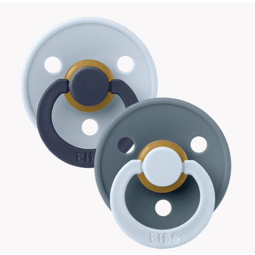 STUDIO Colour Pacifiers 2 Pack Fusion - Baby Blue Petrol mix
