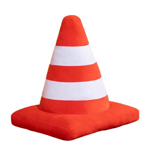 Race Car Room Decor Racing Plush Toys Throw Pillow Set Gift 15.7 Inch Soft 3D Simulation Wheel Pillow Funny Tire Cone Traffic Light and Stop for Valentines Bedroom Decorations (B)
