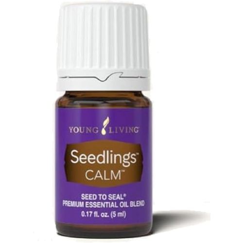 Young Living Seedlings Calm Essential Oil Blend | 5 ml | Soothing Lavender, Coriander, Bergamot, Ylang Ylang & Geranium | Creates a Calm, Cozy Atmosphere for Babies and Parents