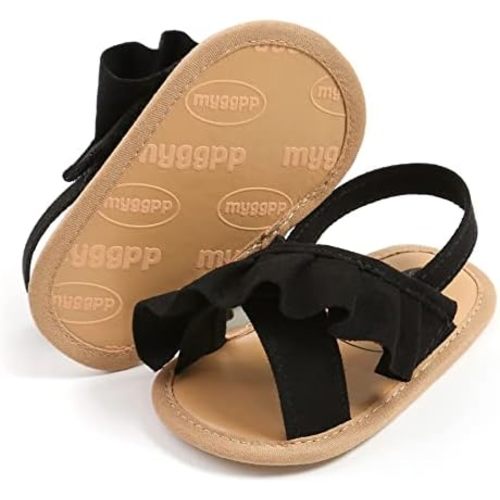 Baby Girl Sandals Summer Crib Shoes Bowknot Soft Sole Infant Girls Princess Dress Flats First Walker Shoes