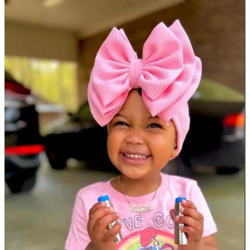 DOUBLE BOW HEADWRAPS • Stand-Up Fluffy Double Bows | Permanently Sewn & Pull-Proof | Soft and Stretchy | Big Bow Baby Headwraps