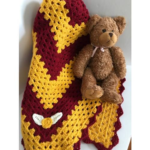 Crochet Wizard Baby Blanket, Baby Shower Gift. Newborn photo prop