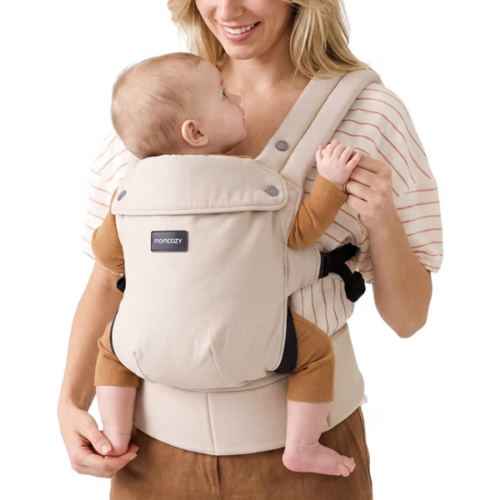 Momcozy PureHug Baby Carrier - Ergonomic, Cozy and Lightweight for 7-45 lbs