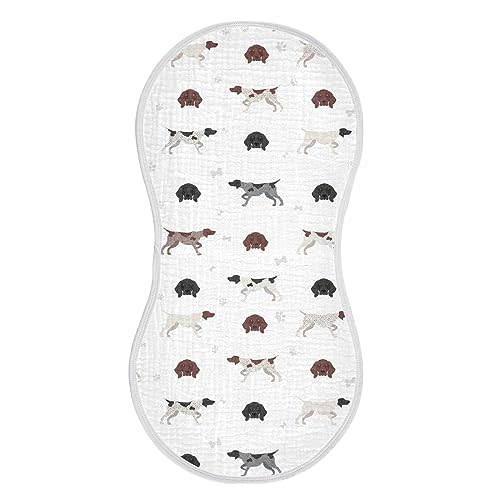 YYZZH German Shorthaired Pointer Dog Muslin Burp Cloths for Baby 1 Pack Soft 100% Cotton Baby Washcloths Bibs for Boy Girl