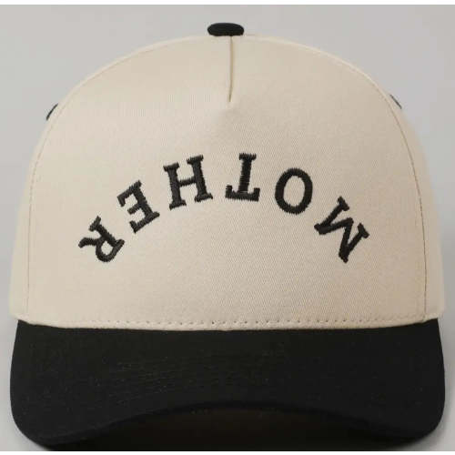 Mother Upside Down Lettering Embroidered Cap - SBG Co.