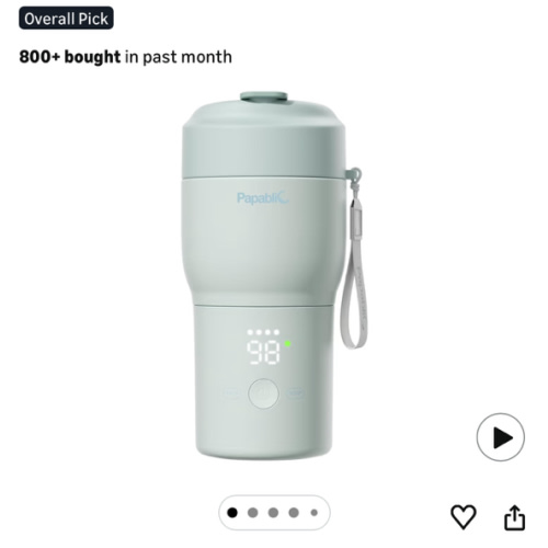 Papablic Portable Bottle Warmer & Sterilizer Pro