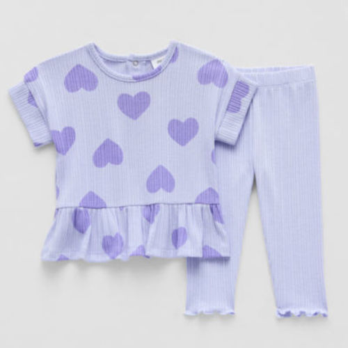 Okie Dokie Baby Girls 2-pc. Pant Set