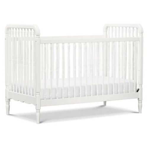 Namesake Liberty 3-in-1 Convertible Spindle Crib with Toddler Bed Conversion Kit - Warm White