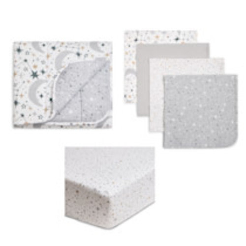 Small Story Organic Cotton Nursery Gift Set - Starry Night