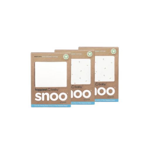 100% Organic Cotton Baby Bassinet Sheets for SNOO