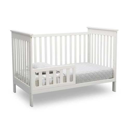 Delta Children Adley 3-in-1 Convertible Crib - Bianca White