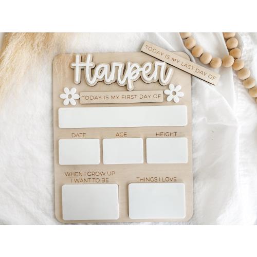 First Day of School Sign, Back to School Sign, First Day of School Board, Last Day of School Sign, Back to School Photo Prop