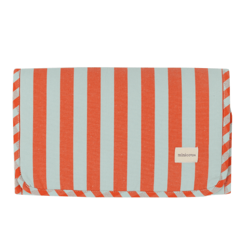 Changing pad - Coral + Aqua