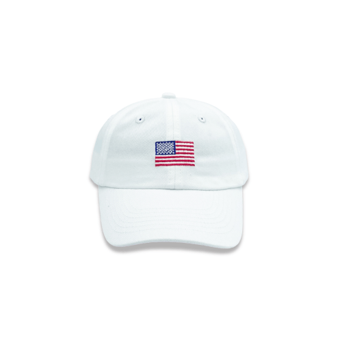 American Flag USA Twill Baseball Hat, X-Small