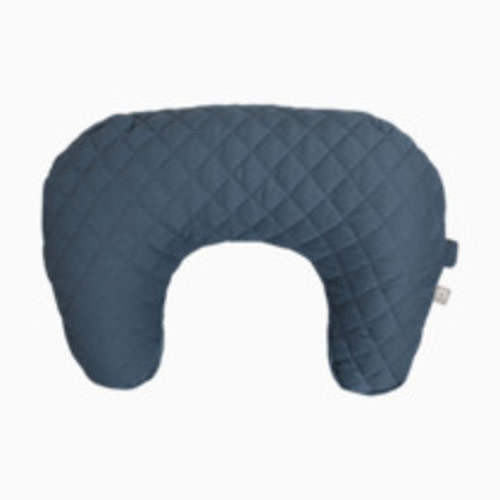 Boppy Nursing Pillow with Luxe Fabric Cover - Slate Blue Quilt