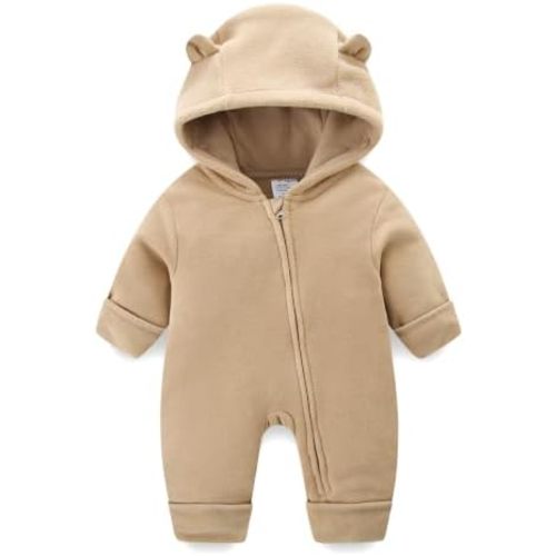 Babymine 0-18M Baby Boys Girls Soft Fleece Cute Bear Outfit Winter Clothes