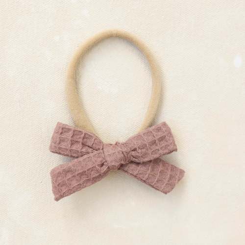 Scout Bow Headband // Antique Violet
