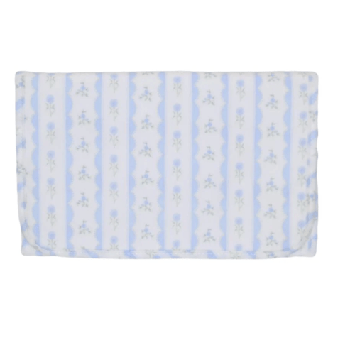 Travel Changing Pad - Game Changer - Ribbon Floral Blue